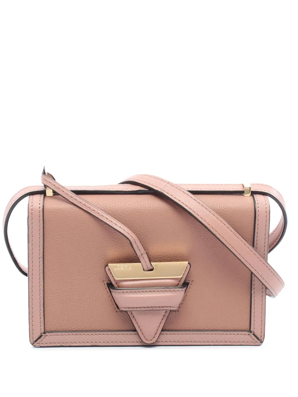 Loewe Pre-Owned 2018-2023 Mini Grained Calfskin Barcelona crossbody bag | Pink | Image 1