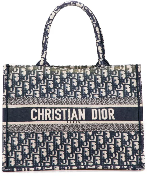 Christian Dior Pre-Owned 2021 Medium Oblique Canvas Book tote bag