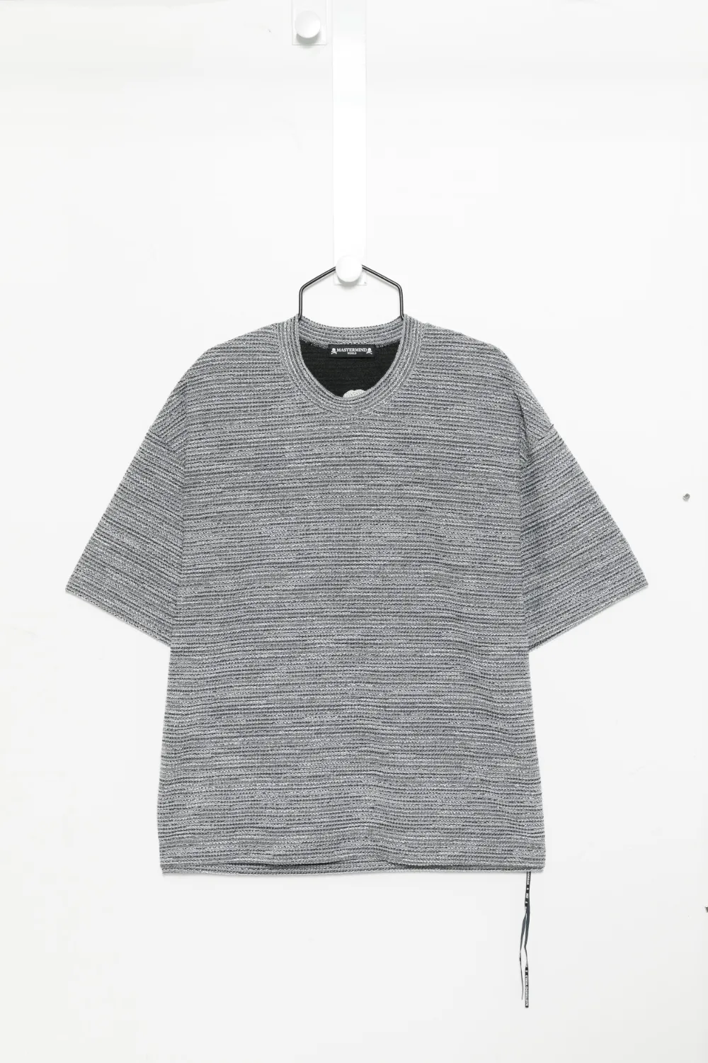 Mastermind Japan Lopped Short-sleeve T-shirt In Black