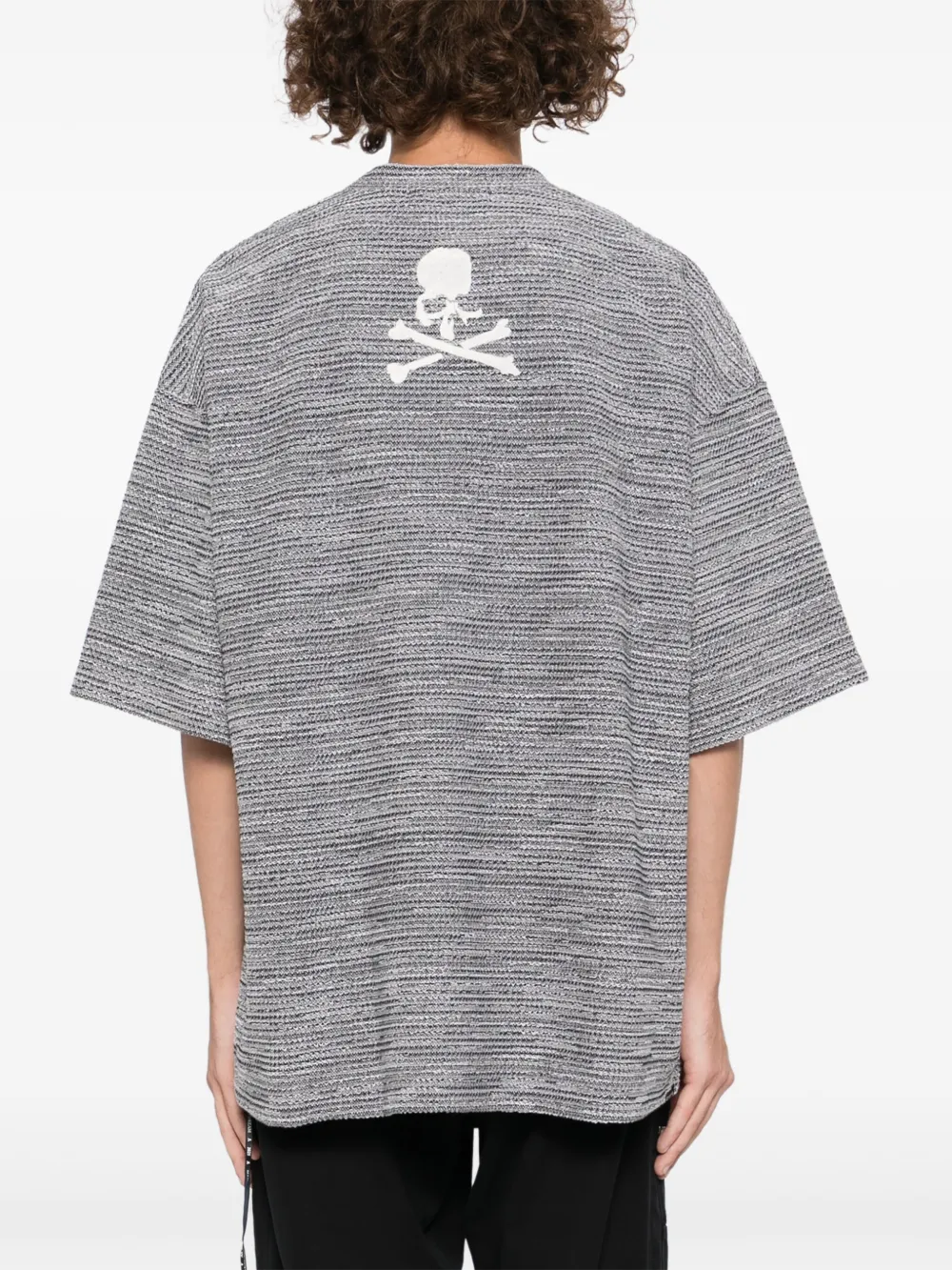 Mastermind Japan Lopped Short-sleeve T-shirt In Black