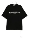 Mastermind World logo-embroidered T-shirt - Black
