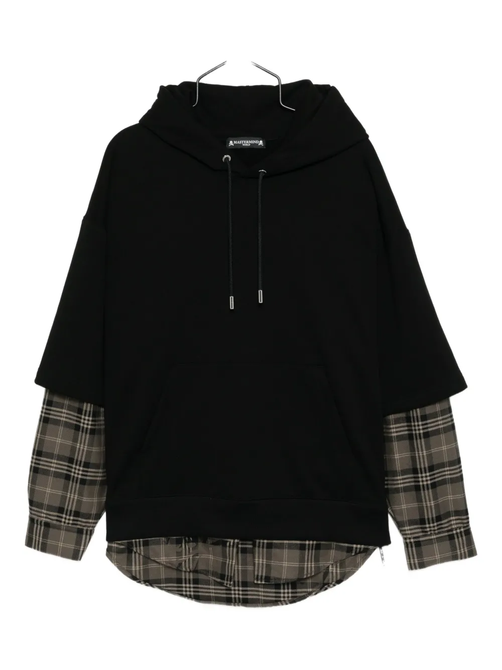 Mastermind World graphic-embroidered hoodie | Black | Image 1