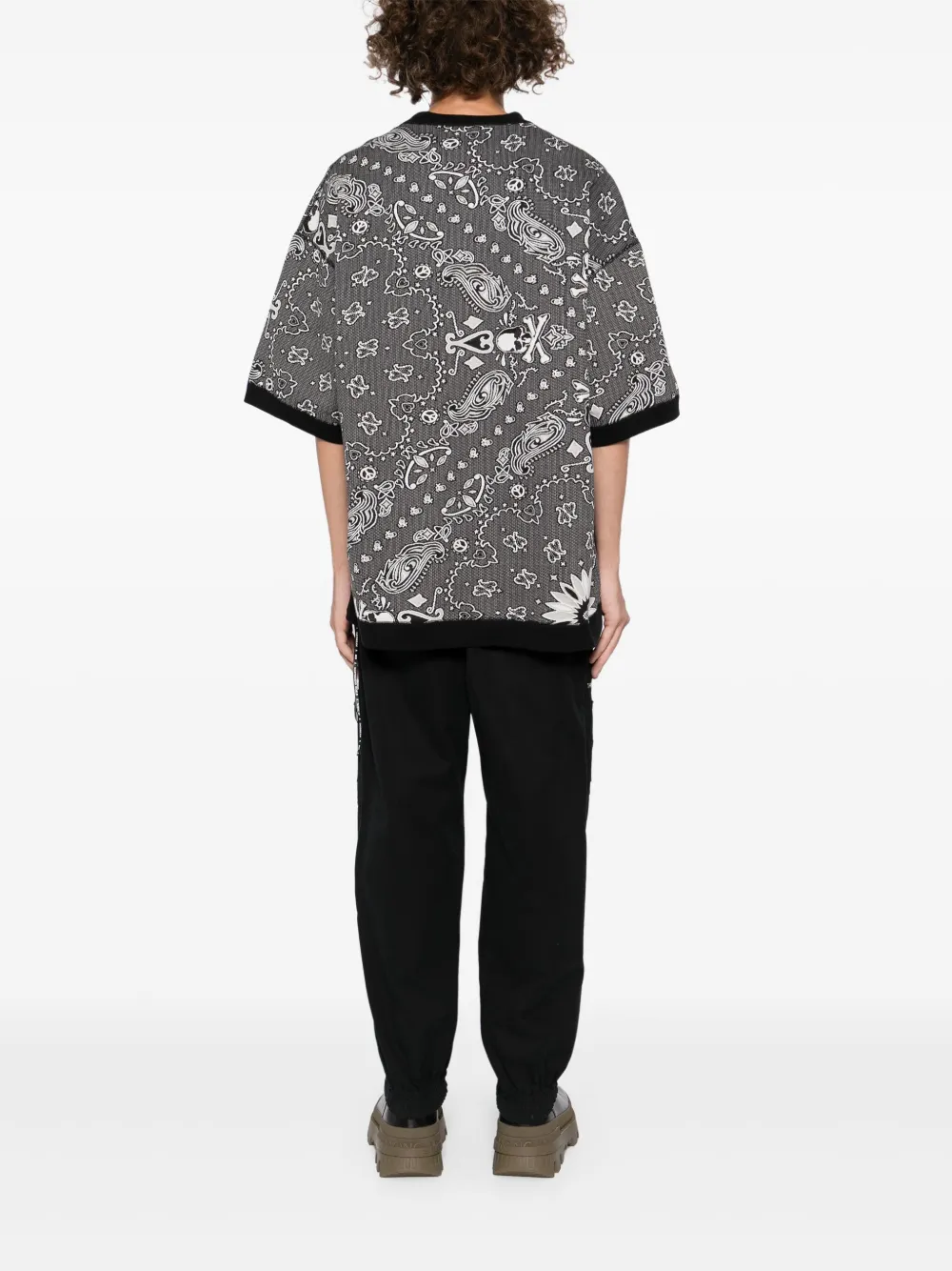 Mastermind Japan Reversible Short-sleeve T-shirt In Black