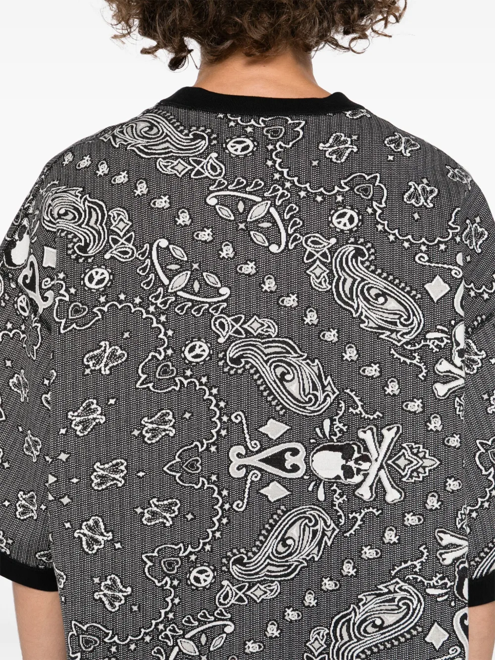 Mastermind Japan Reversible Short-sleeve T-shirt In Black