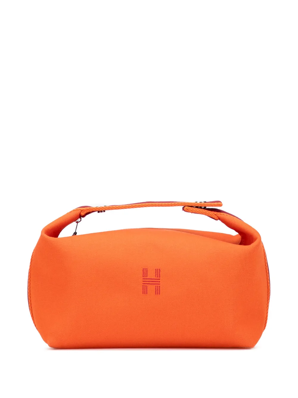 Hermès Pre-Owned 2020-2025 Large Toile Bride A Brac vanity bag | Orange | Image 1