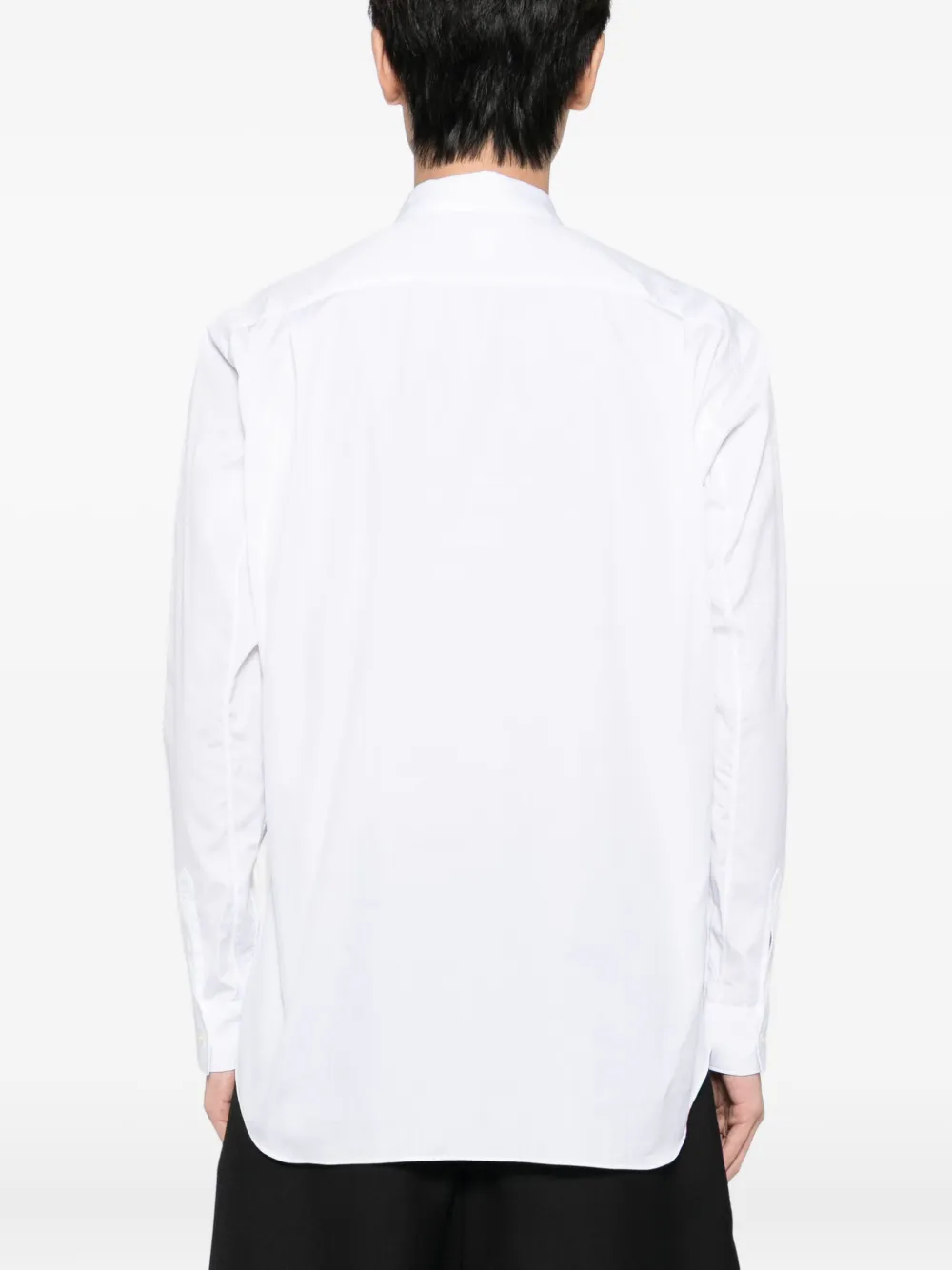 Comme Des Garçons Shirt met grafische applicatie Wit