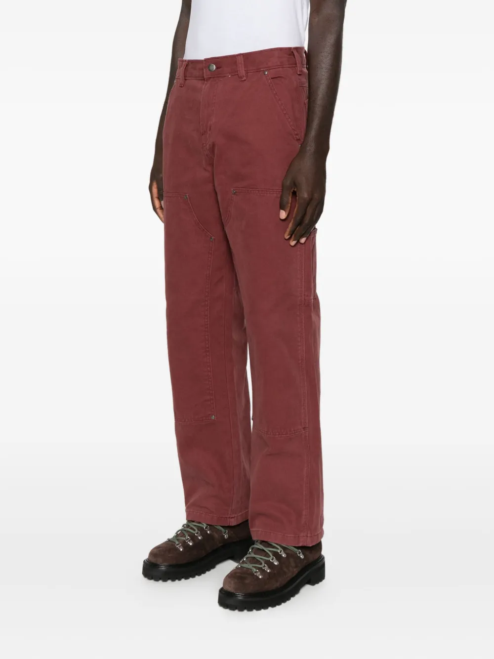 DICKIES Katoenen broek Rood