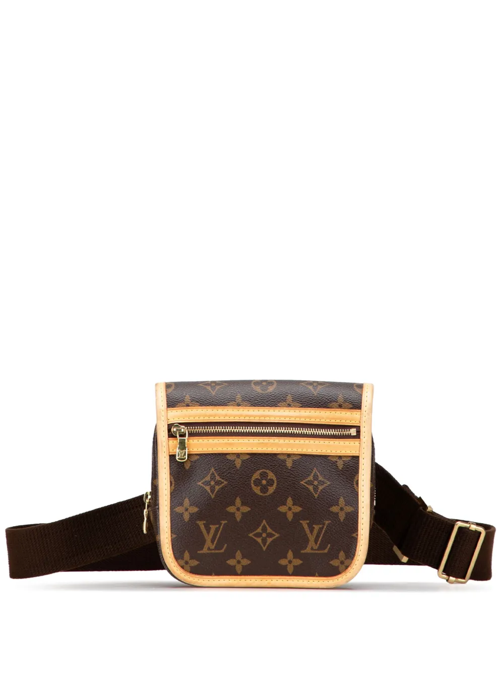 Pre-owned Louis Vuitton 2006 Monogram Bosphore Belt Bag In Brown