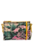 Burberry Pre-Owned 2000-2017 Haymarket Check Coated Canvas Floral Print crossbody bag - Brown