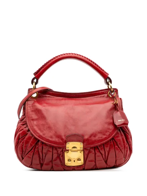 Miu Miu Pre-Owned 2010-2025 Matelasse Nappa Coffer satchel