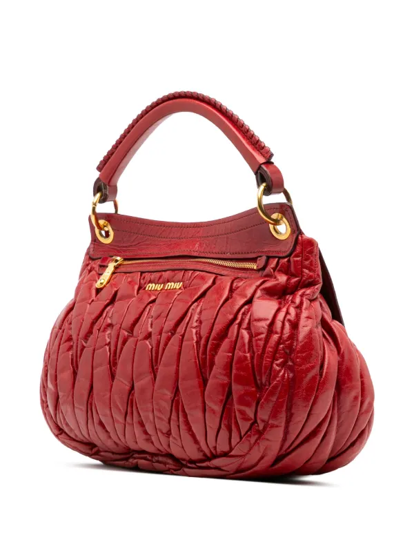 Miu Miu Pre-Owned Sac à Bandoulière Matelasse Nappa Coffer (2010