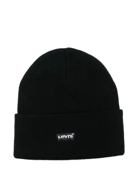 Levi's Kids logo-plaque beanie hat