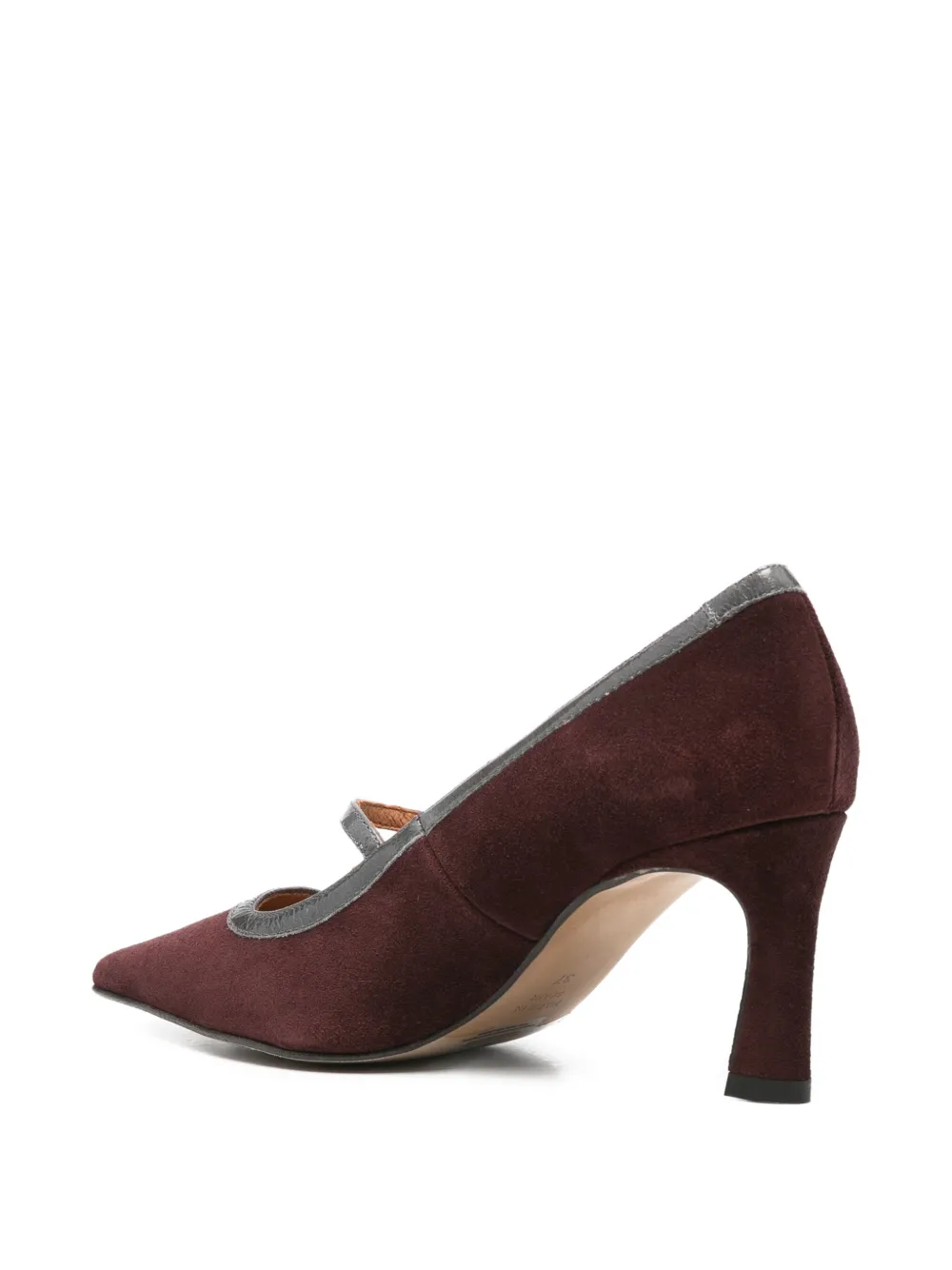 Angel Alarcon Pointed-toe Buckled Pumps In Brown