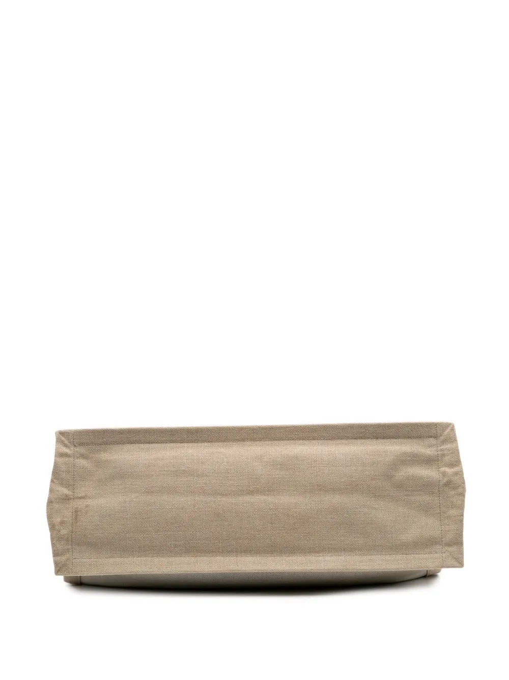 Pre-owned Saint Laurent 2020 Canvas Rive Gauche Tote Bag In White