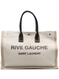 Saint Laurent Pre-Owned 2020 Canvas Rive Gauche tote bag - White