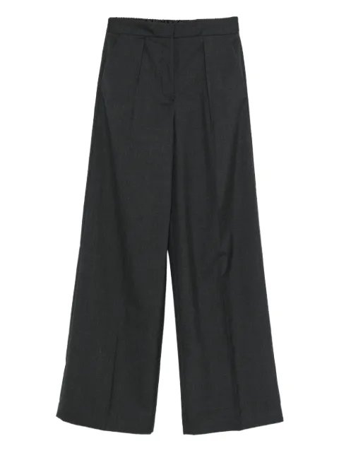 JOSEPH pleated wide-leg trousers