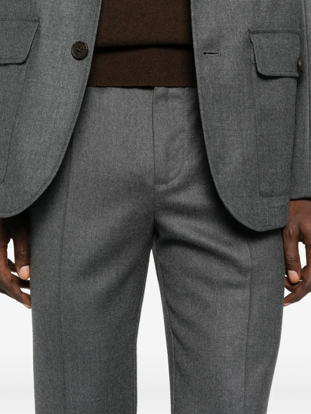 Emporio Armani Straight broek Grijs