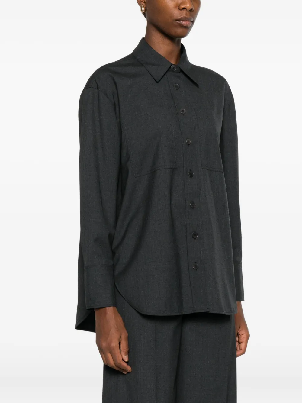 Joseph Long Sleeve Shirt In Black