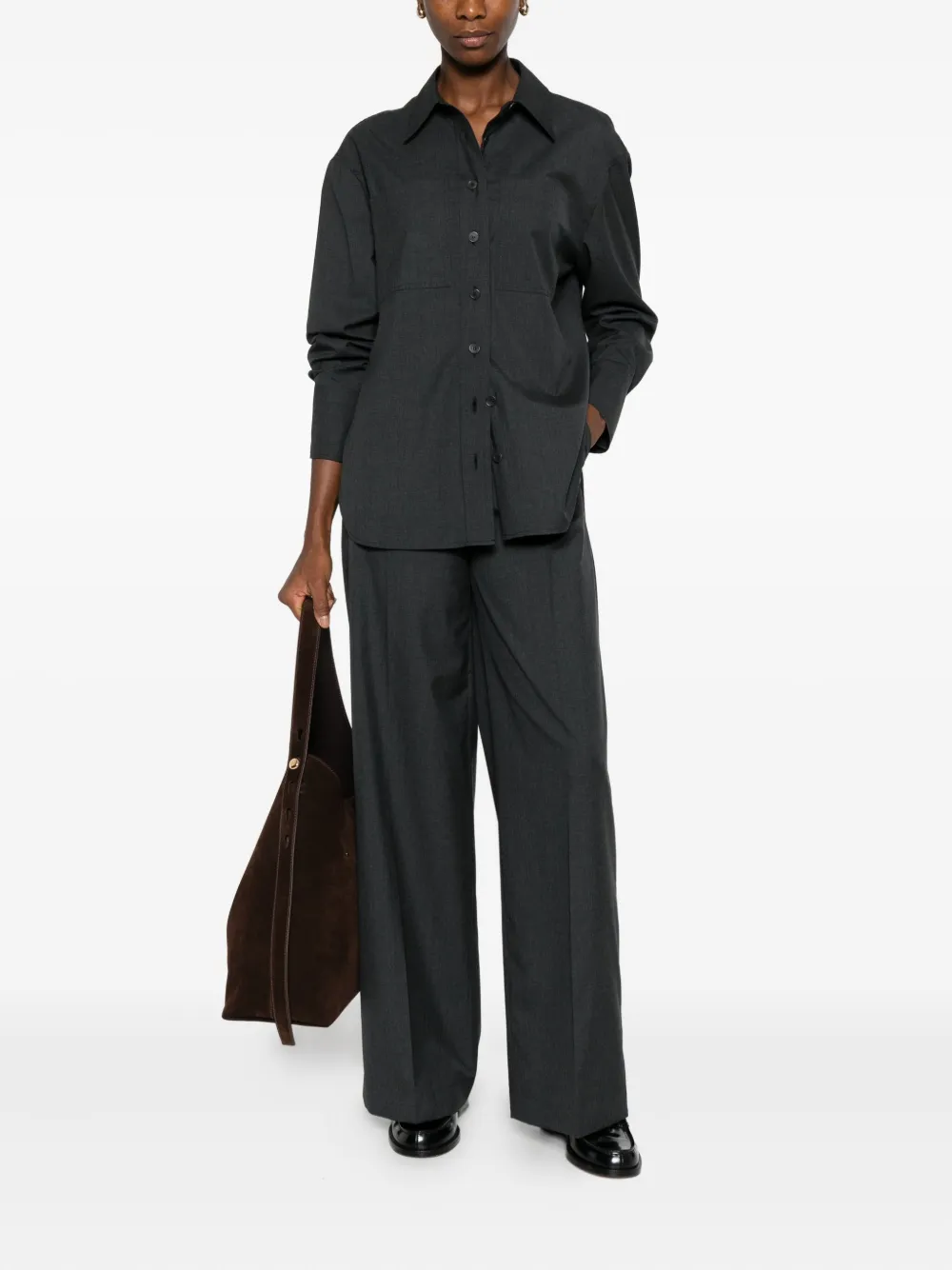 JOSEPH long sleeve shirt - Zwart