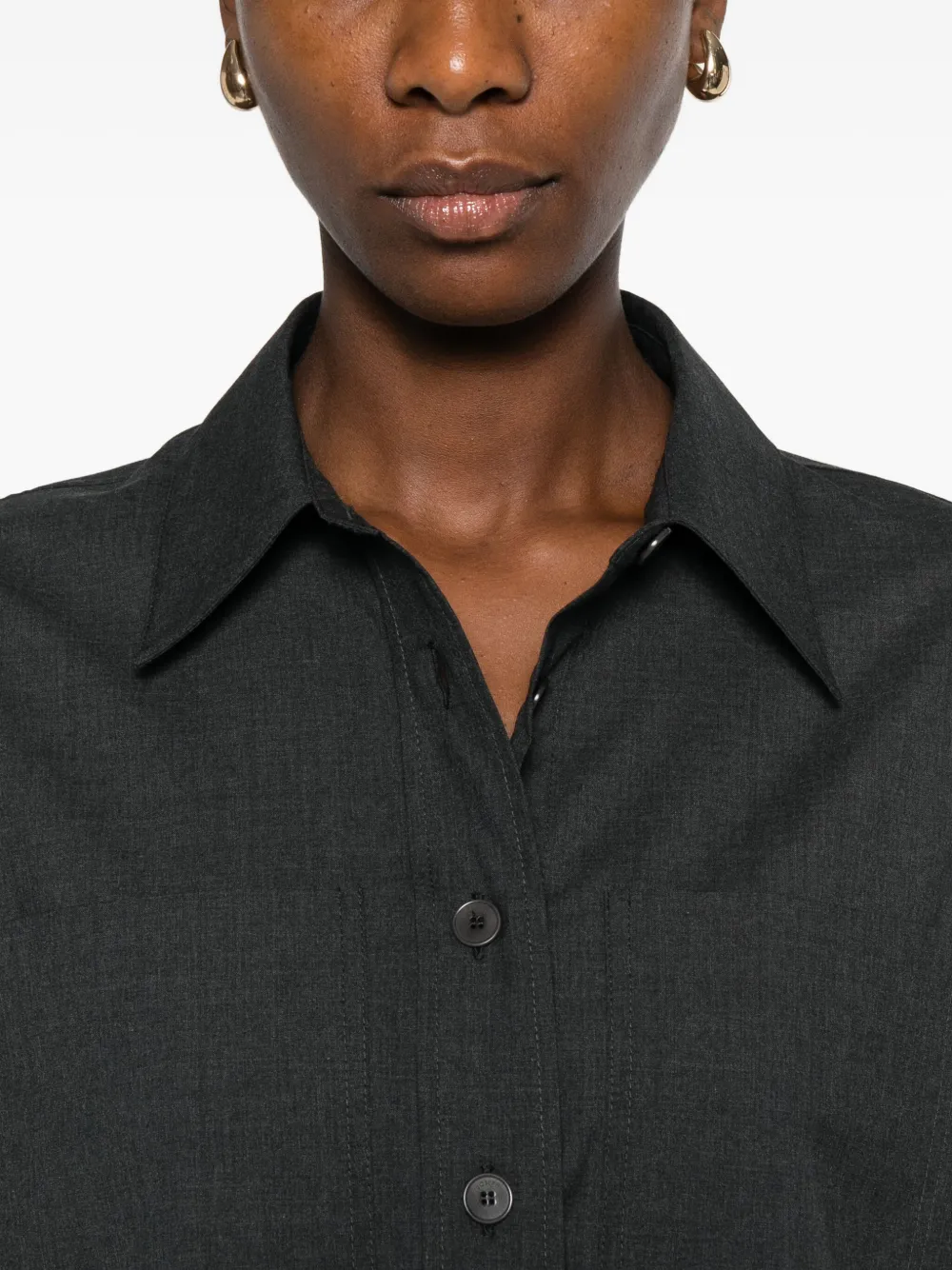 Joseph Long Sleeve Shirt In Black
