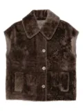JOSEPH shearling jacket - Brown