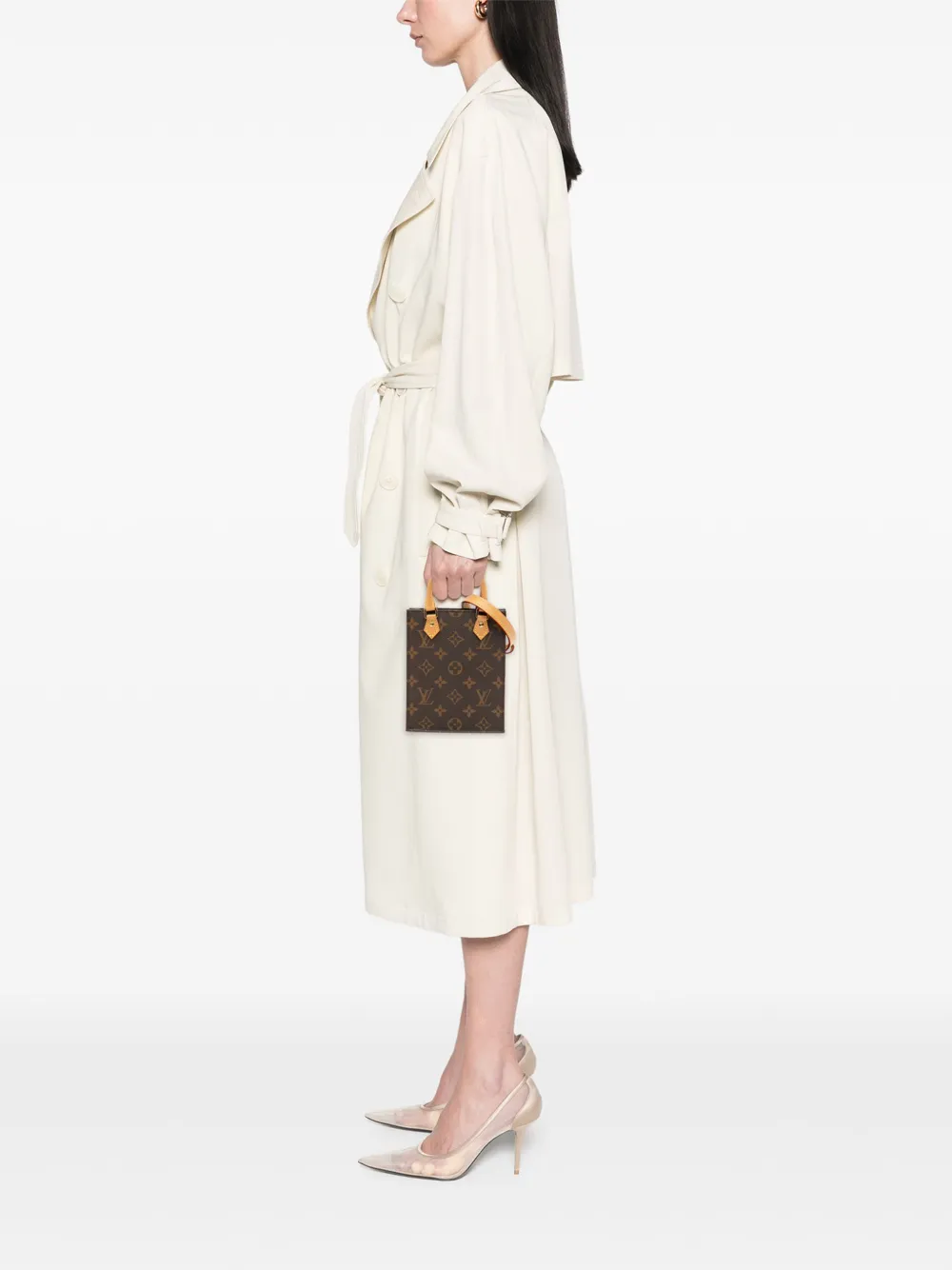 Louis Vuitton Pre-Owned 2021-2025 Monogram Petit Sac Plat satchel | Pre-Owned | Image 2