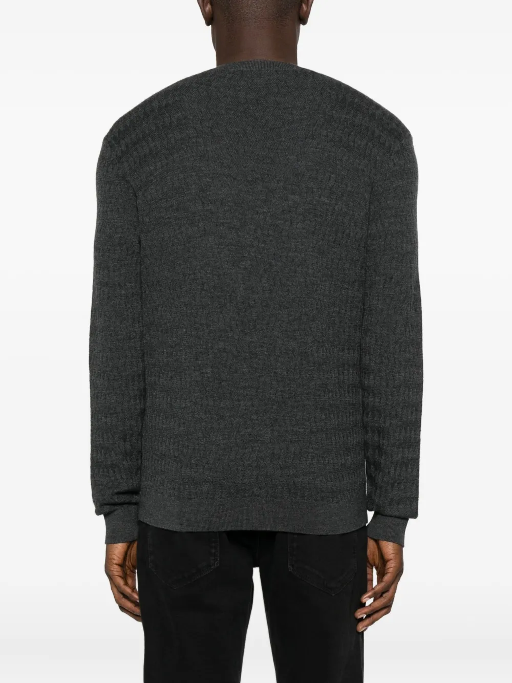 Emporio Armani Trui met ronde hals Grijs