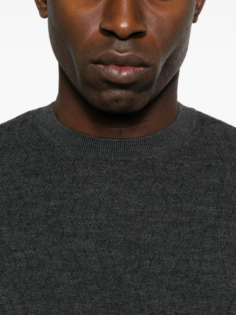 Emporio Armani Trui met ronde hals Grijs