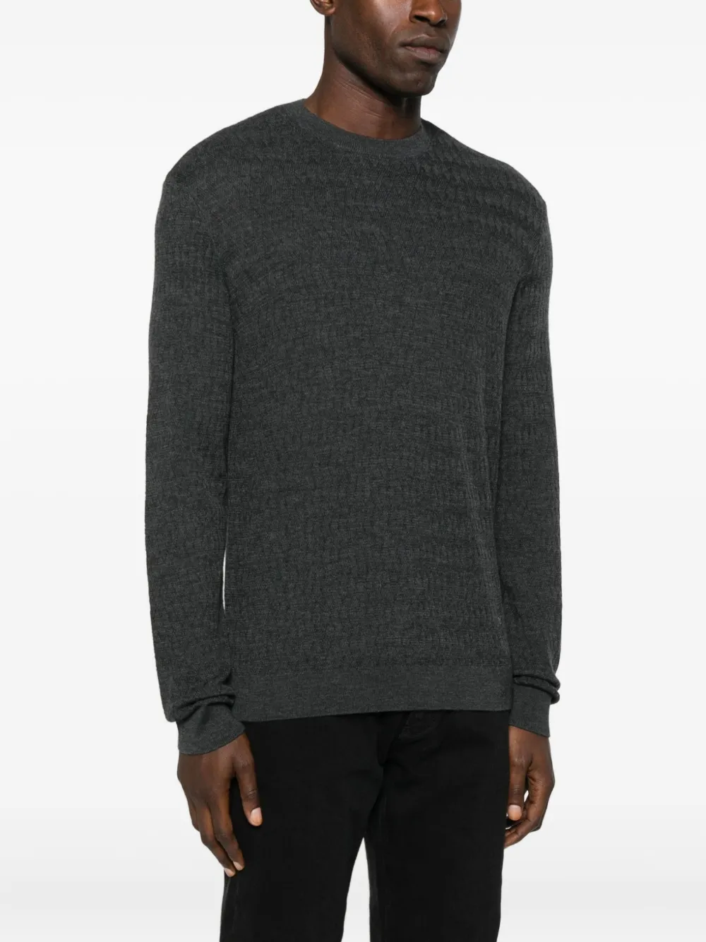 Emporio Armani Trui met ronde hals Grijs