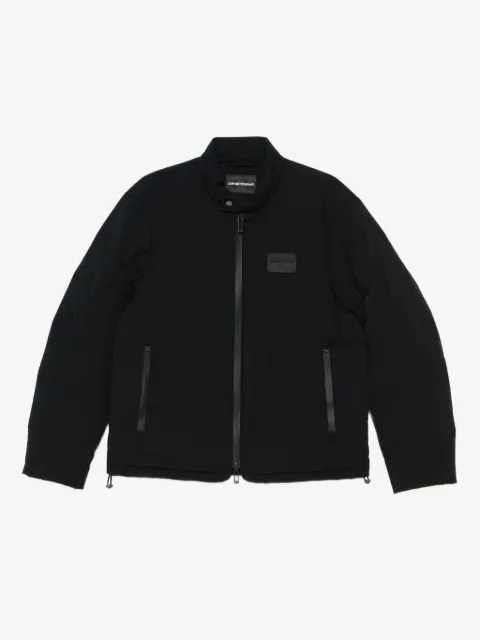 Emporio Armani logo-patch jacket