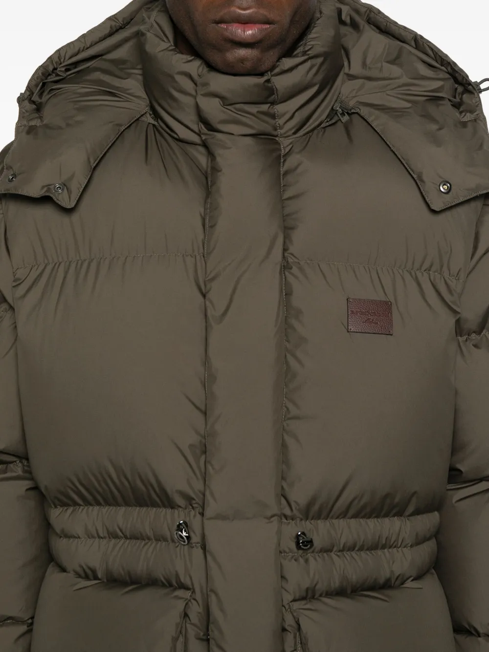 Emporio Armani Gewatteerd jack Groen