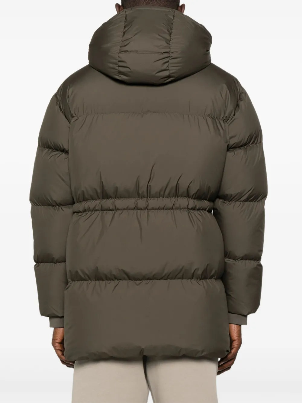 Emporio Armani Gewatteerd jack Groen