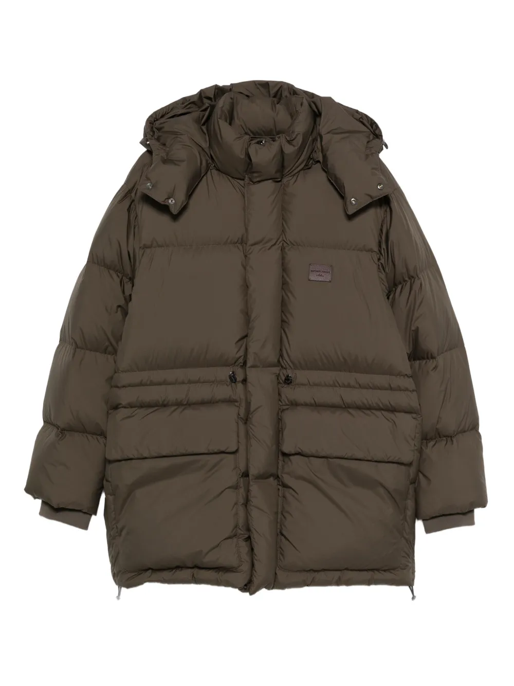 Emporio Armani detachable-hood padded jacket | Green | Image 1