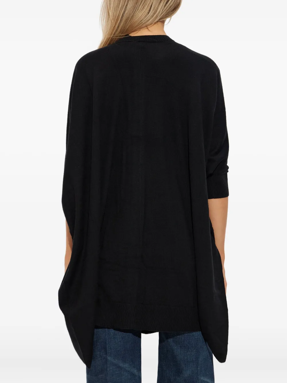 R13 Button-front Pocket Cardigan In Black