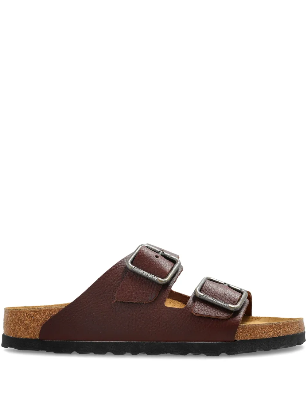 Birkenstock Arizona double-buckle leather sandals Brown