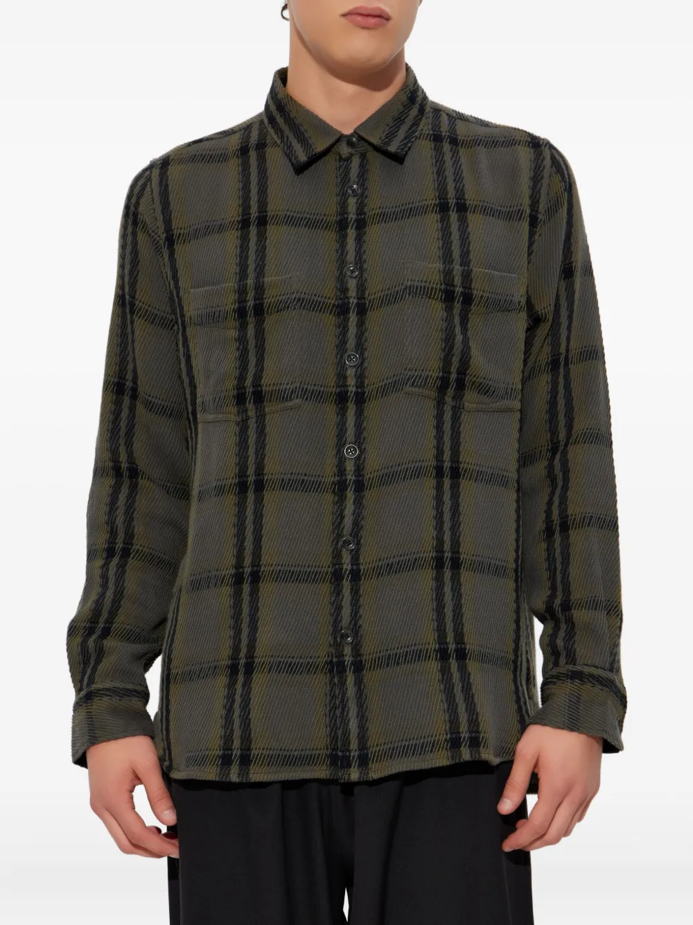 Rag & Bone Plaid Pocket Shirt In Multi