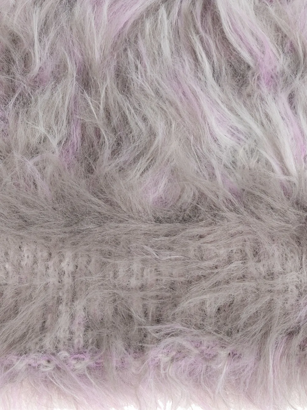 Diesel K-alisseo fluffy gebreide muts Paars