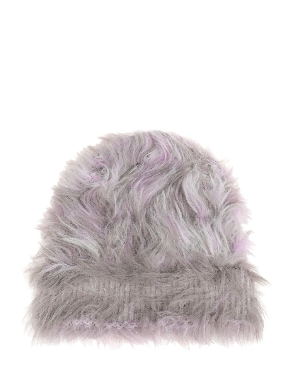 Diesel K-alisseo fluffy gebreide muts Paars