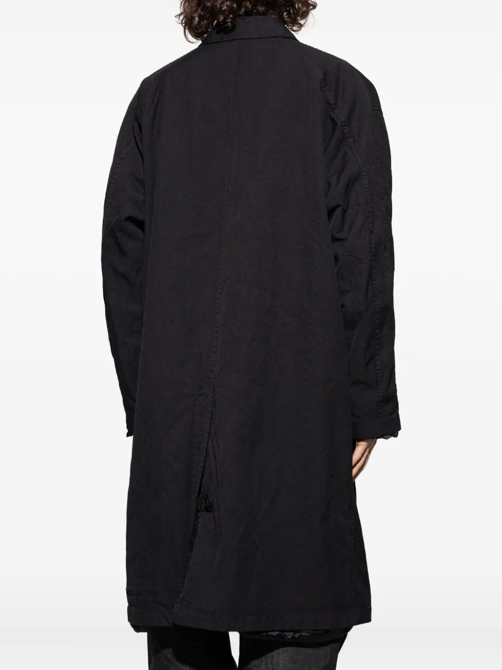 Comme Des Garçons Homme Deux Buttoned Coat In Black