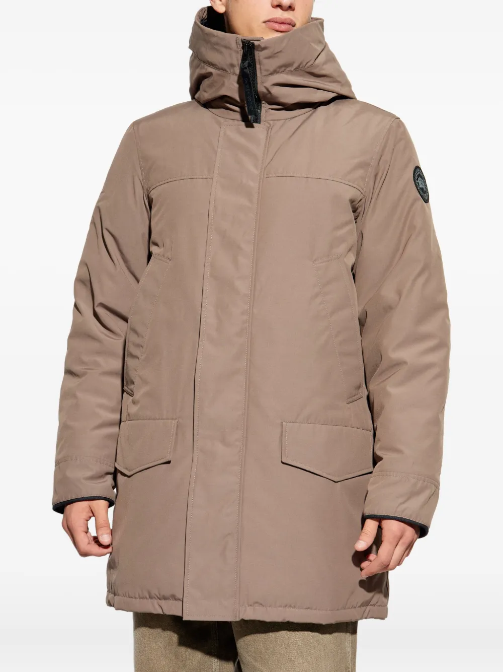Canada Goose Langford Hooded Jacket In Brown