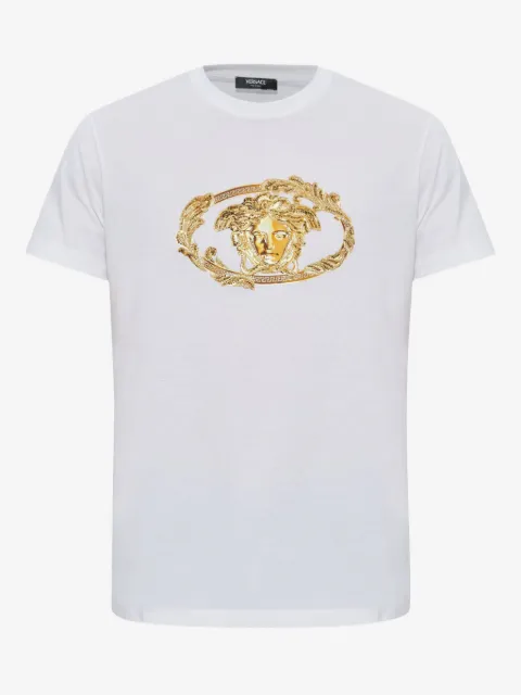 Versace playera con motivo gráfico