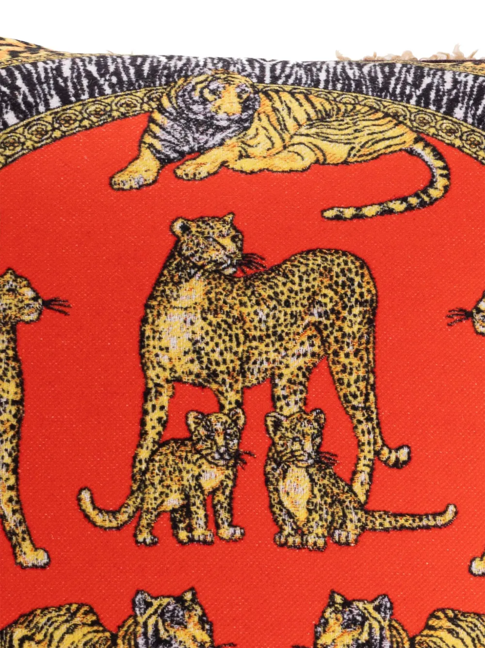 Versace Animal-print Cushion In Animal Print