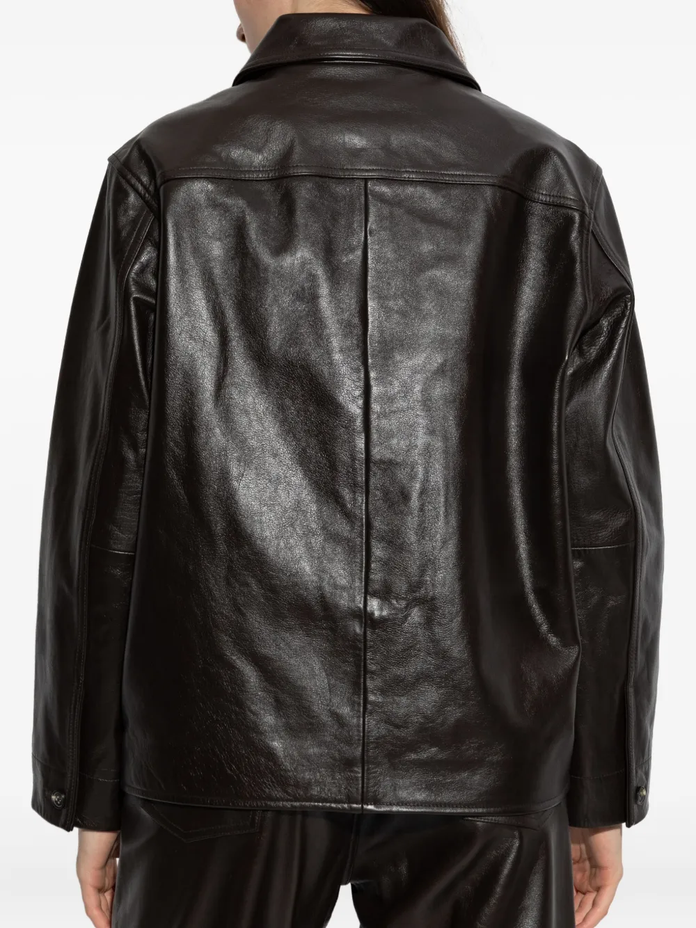 Rag & Bone Panelled Leather Jacket In Black