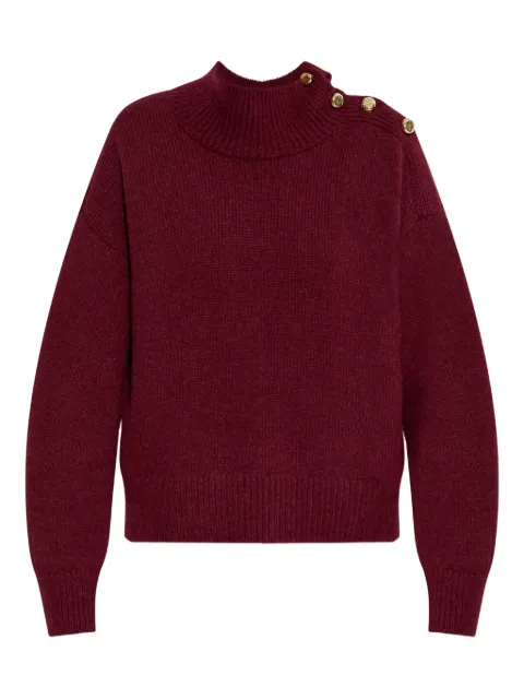 Kate Spade high-neck shoulder-detail sweater