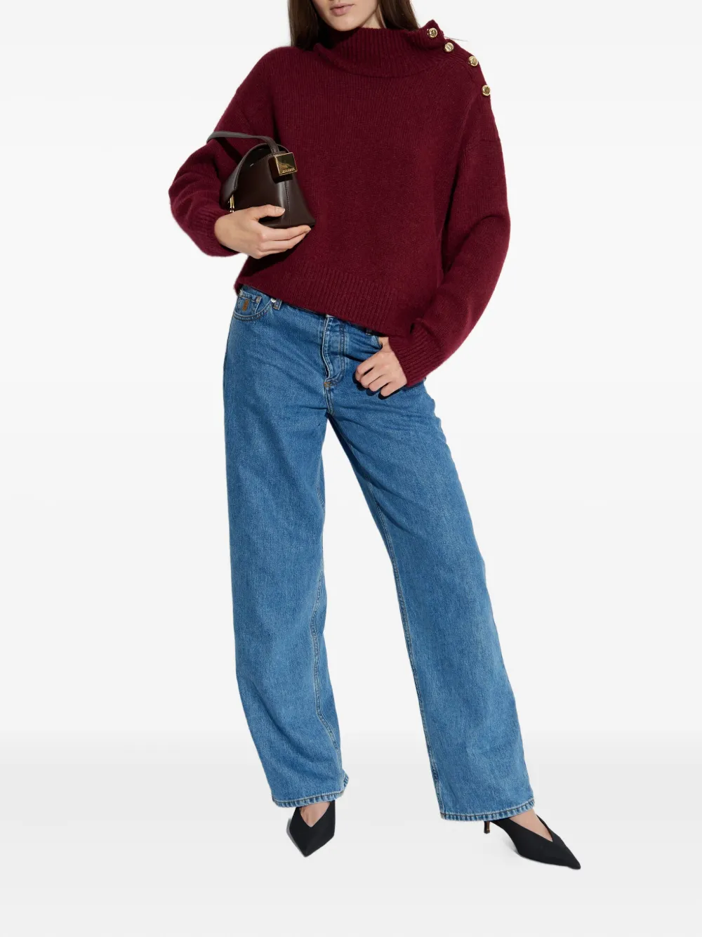 Kate Spade high-neck shoulder-detail sweater | Knitted Sweaters | Image 2