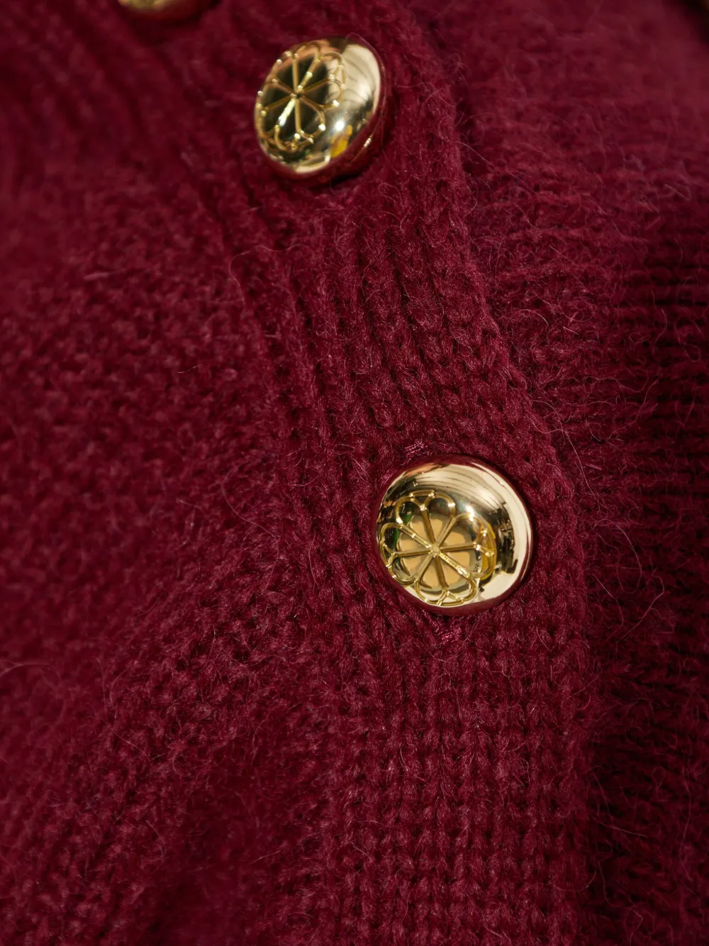 Kate Spade Trui met hoge hals en schouderdetail Rood