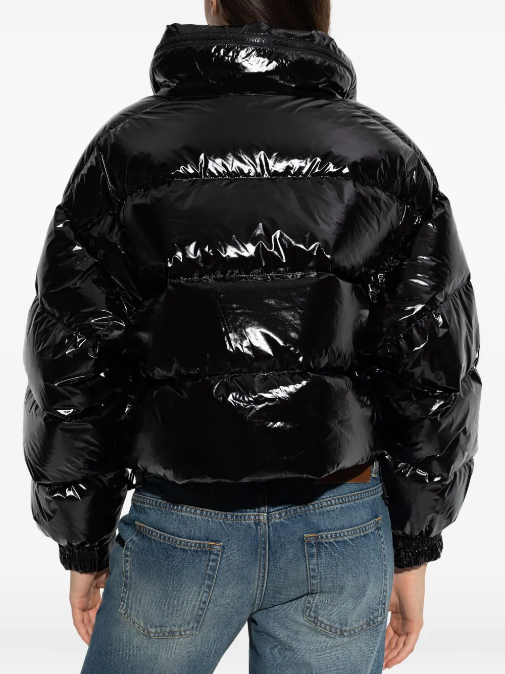 Michael Michael Kors Zip-up Quilted Jacket In Black