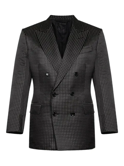 TOM FORD double-breasted dotted jacket
