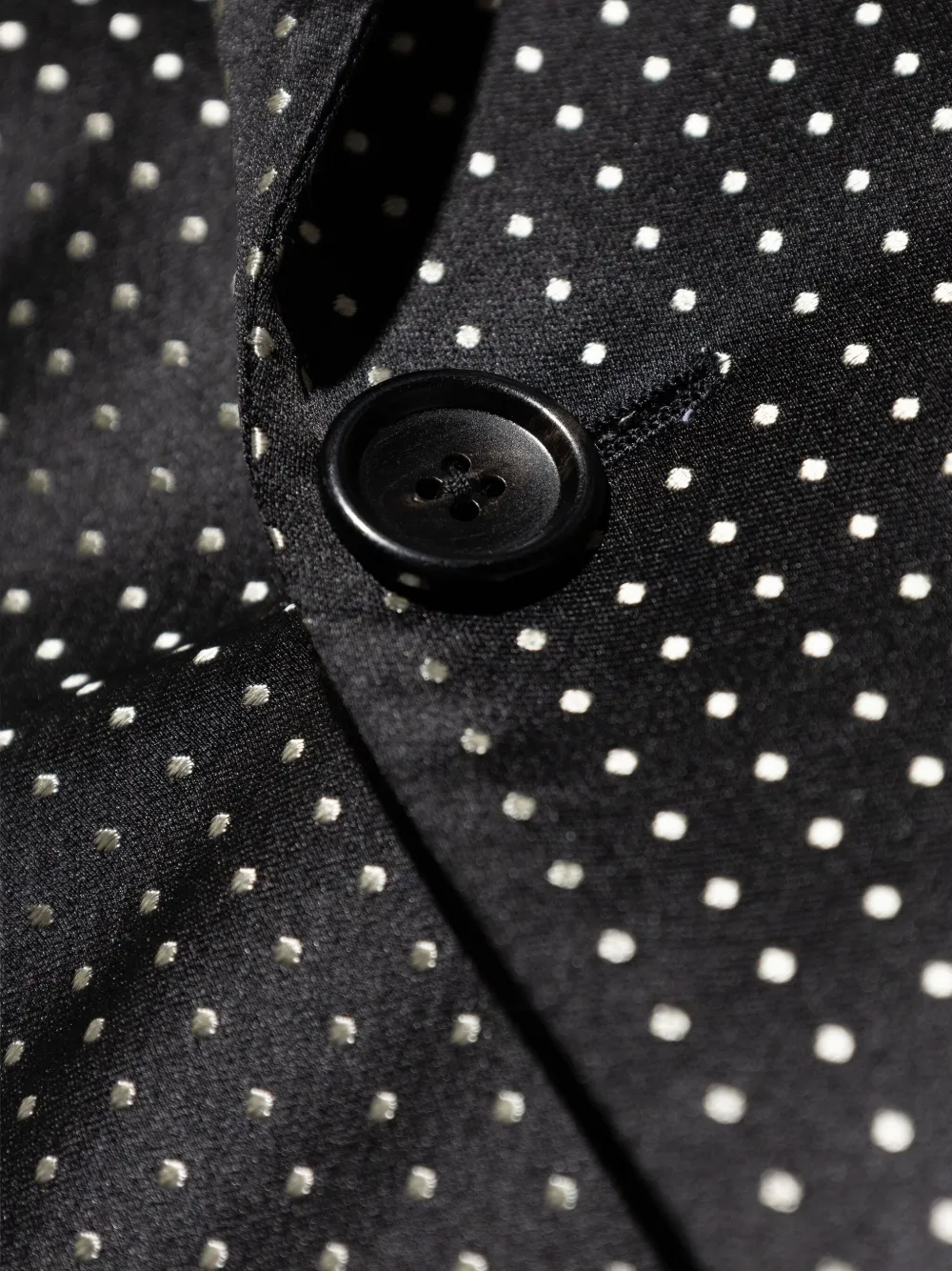 TOM FORD Jack met dubbele rij knopen en stippen Zwart