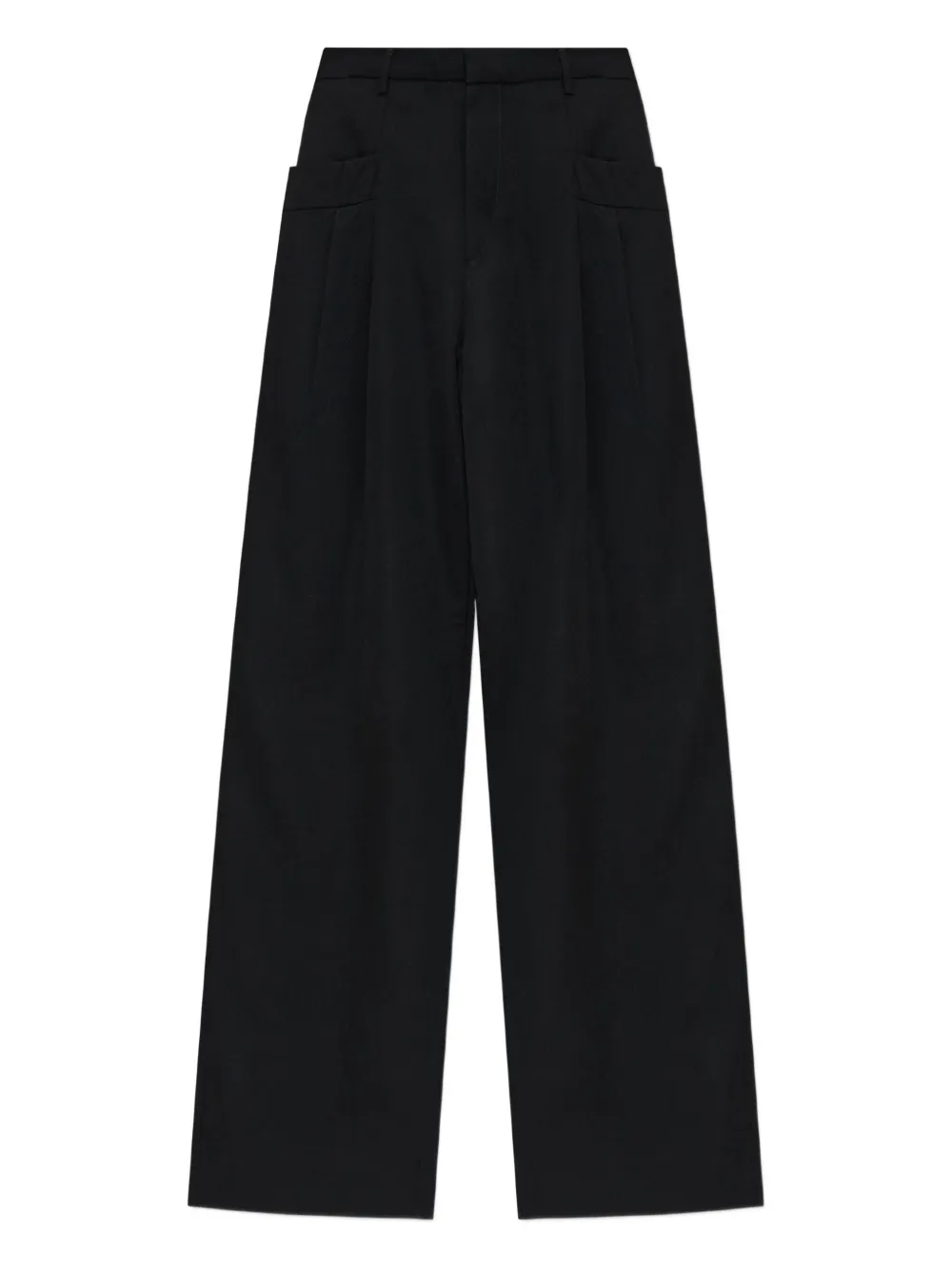 R13 pleated wool trousers | Black | Image 1
